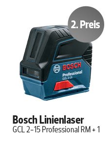 Bosch - Linienlaser GCL 2-15 Professional + RM 1